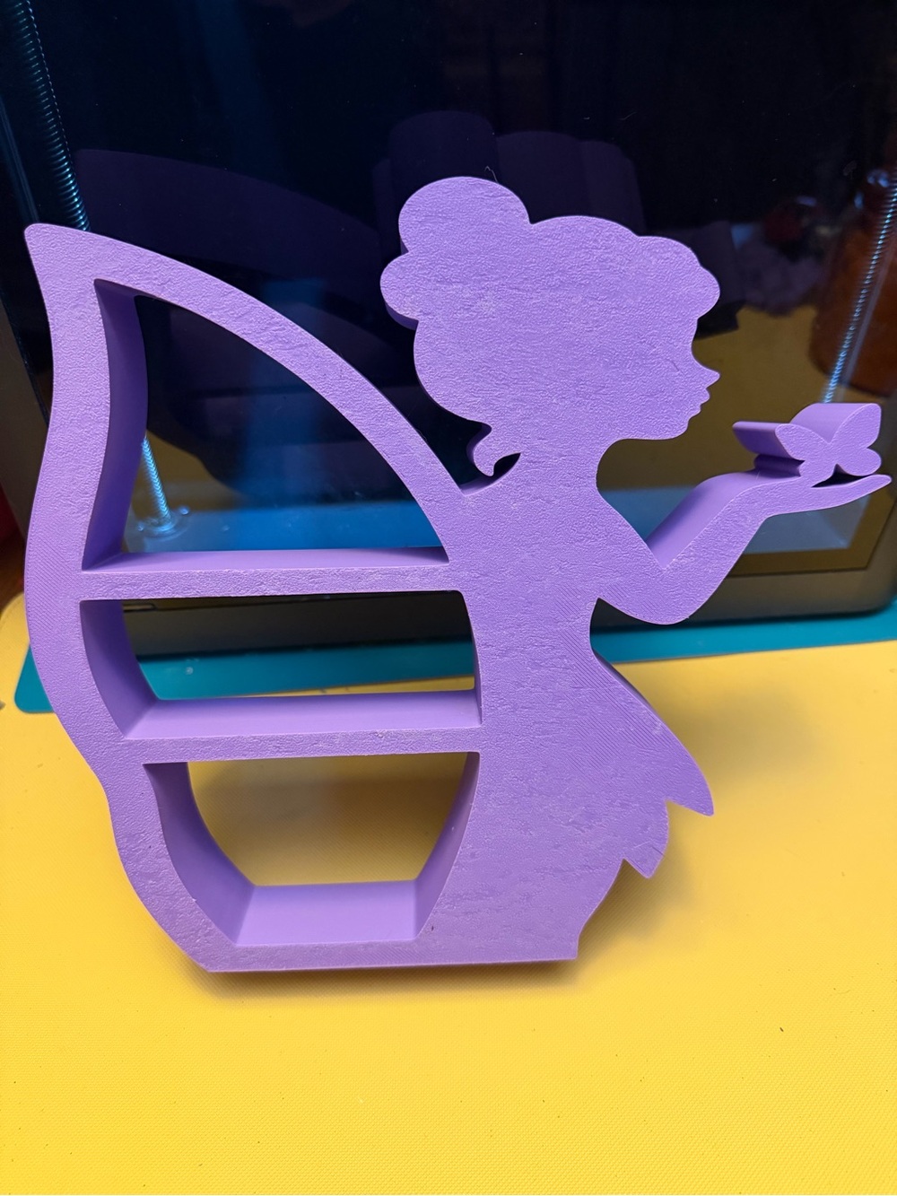 Purple Fairy Shelf wall or desktop Décor display shelf.